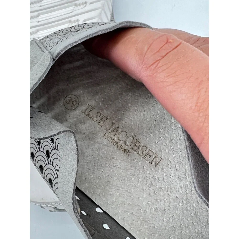 Isle Jacobsen Tulip 139 Slip-On Shoes, Grey, Women's EU 39 US 9
